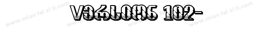 华文隶书 常规 Version 102字体转换